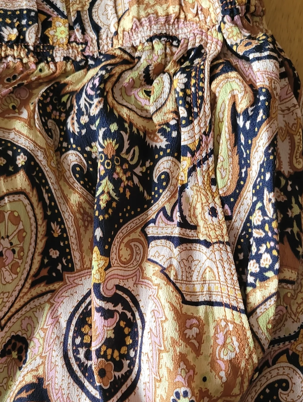 💕Anthropologie Odette Paisley High Rise Harem Joggers